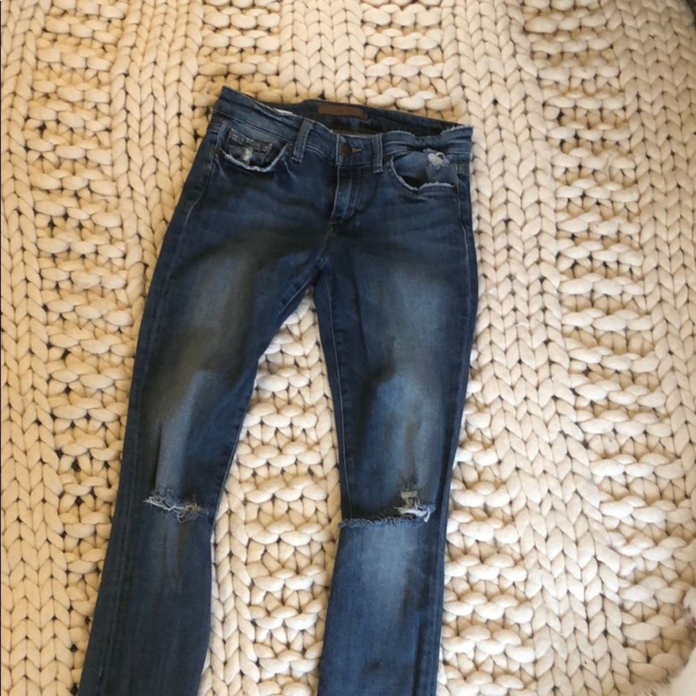 Joe’s Jeans Distressed “The Skinny” Jeans